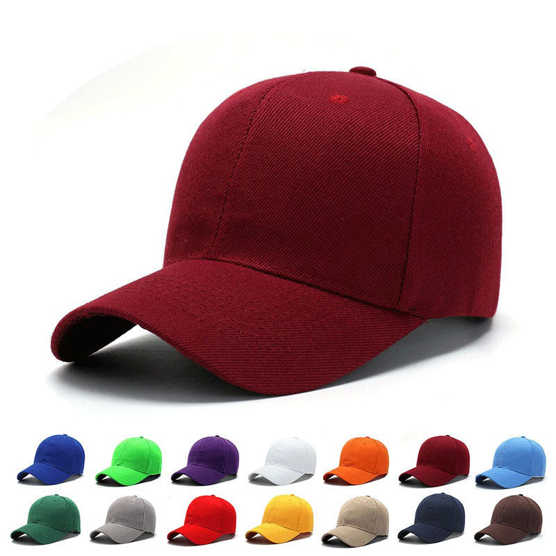 Fashion Trendy Hats for Men Korean Style Solid Color Baseball Cap Versatile Sun Protection Summer Women's Sun Hat Casual Baseball Cap Trendy