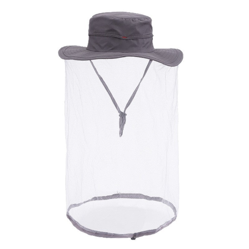 Mesh Hats for Men and Women, Outdoor Sun Protection, Large Brim Hats, Travel Group Purchase, Fisherman Hats, Anti-Mosquito Sun Hats, Amazon Cross