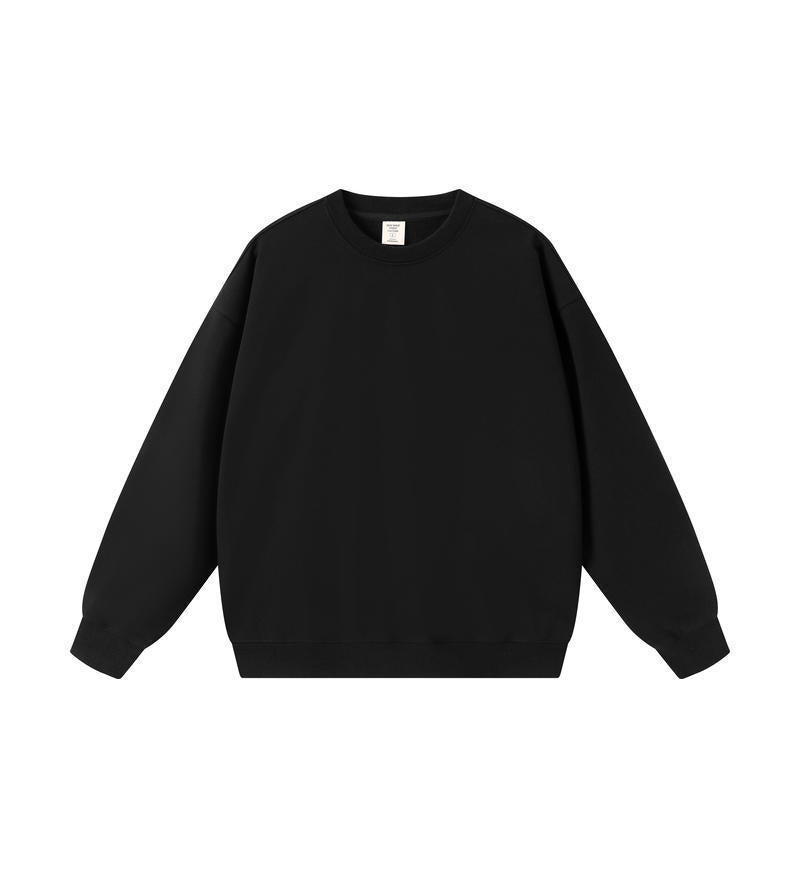 American Trendy Brand 450g Heavy Weight Terry Off-Shoulder Hooded Sweatshirt Men's Spring & Fall Hoodless Rope Loose Hoodie Wholesale