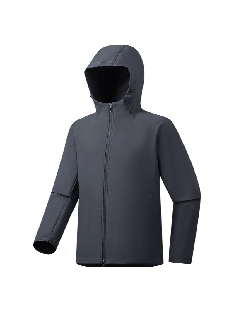 New Style Breathable and Stowable Waterproof Jacket Jacket for Men and Women, Sports Hooded Trendy Mountaineering Jacket