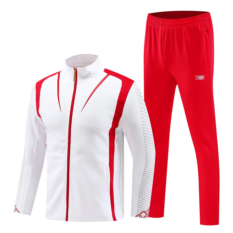 Sportswear suit Men's and Women's Long-sleeved Coat Sports Students Team Training Coaching Clothing Award-winning Clothing Athlete's Clothing