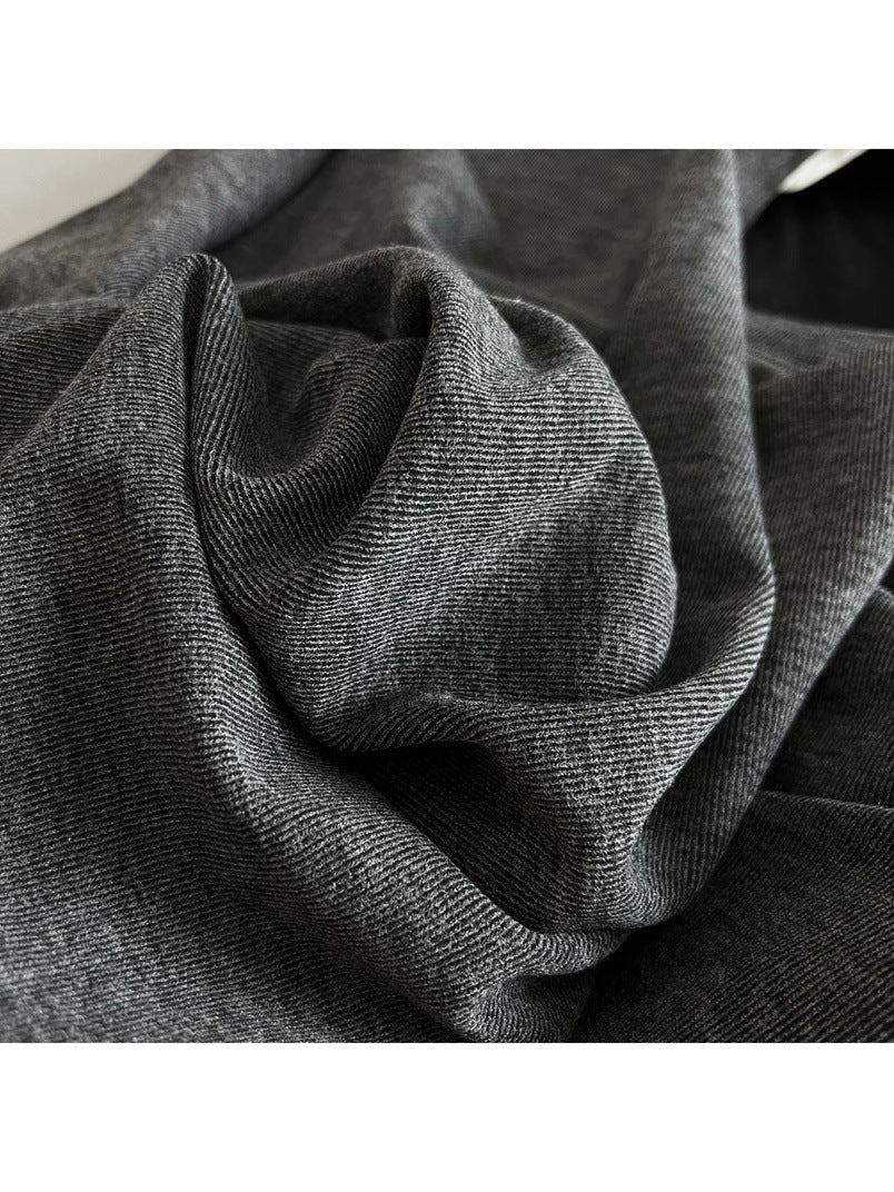 American Style Wear Retro Fake Two-Piece Stacked Sweaters Loose Pullover Long Sleeve Soft Waxy Feel Casual Autumn Women's Top