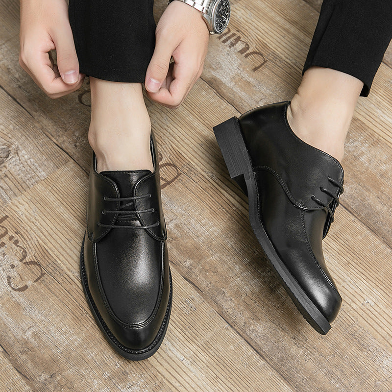 Men's Leather Shoes, Soft-Soled Men's Leather Shoes, Business Formal Leather Shoes, Men's Dad Shoes, Business Work Casual Shoes, Men's Shoes