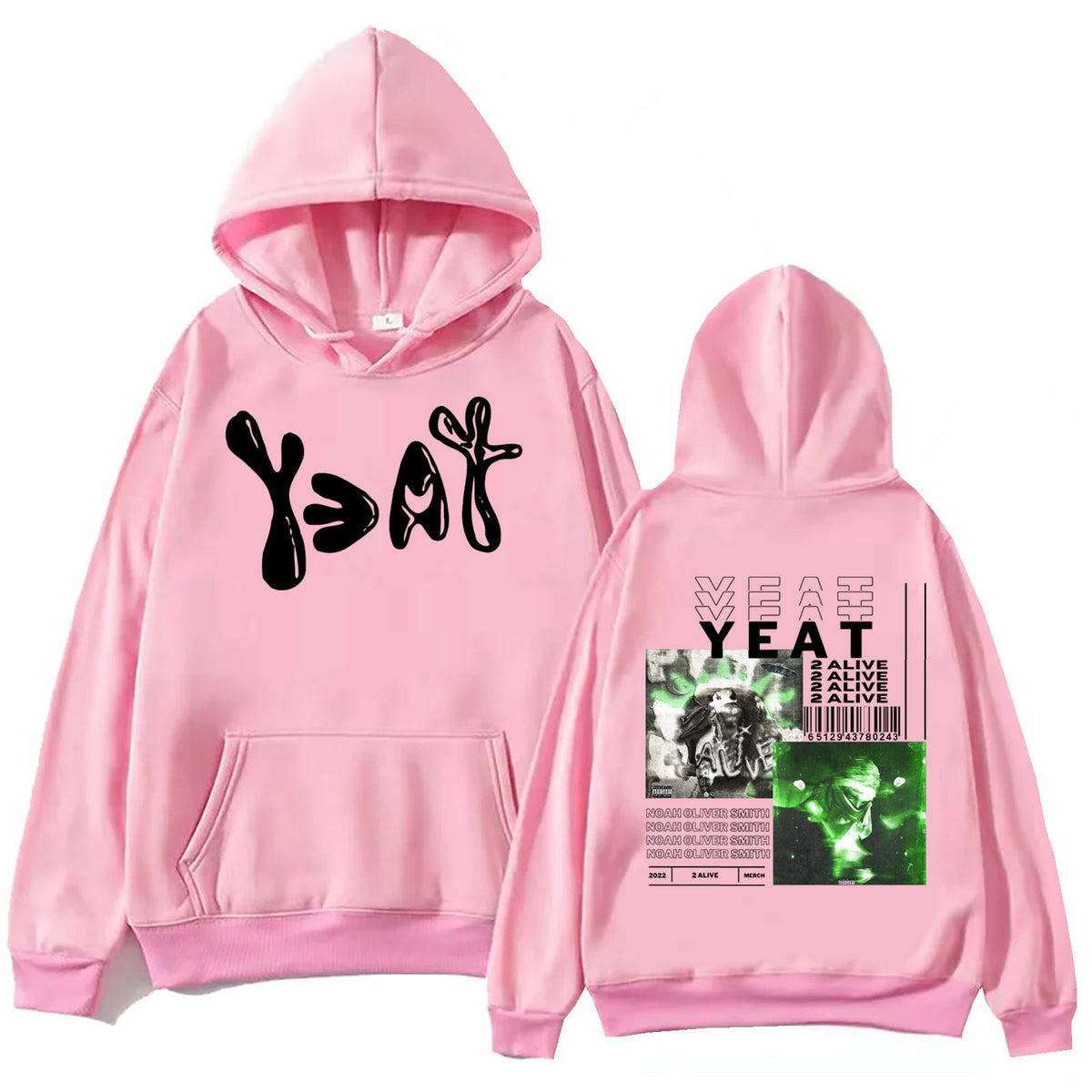 Yeat 2093 Hoodie Harajuku Hip Hop Pullover Tops Sweatshirt m