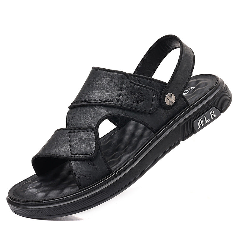 Men's Sandals Summer New Beach Shoes Sandals Dual-purpose Trendy Soft Sole Men's Shoes Outdoor Casual Non-slip Motoring Shoes