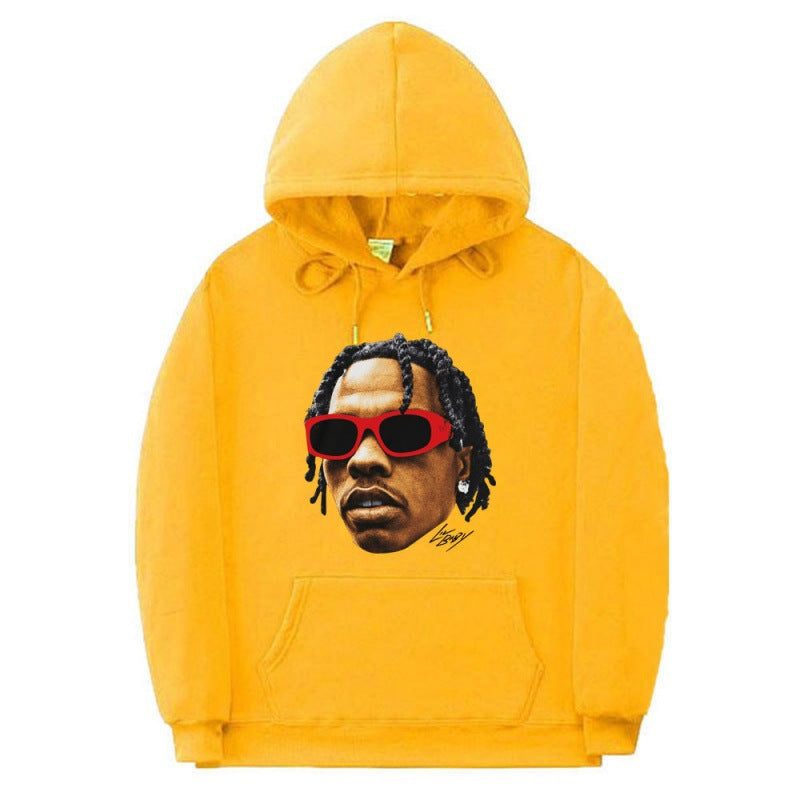 [Cross-border European Code] Rapper Lil Baby Graphic Hoodie Men's