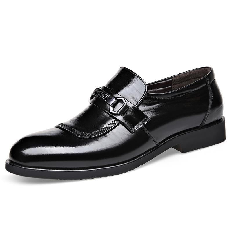 2022 Spring New Men's Leather Shoes Business Formal Wedding Men's Shoes Banquet Office Work Work Shoes Men