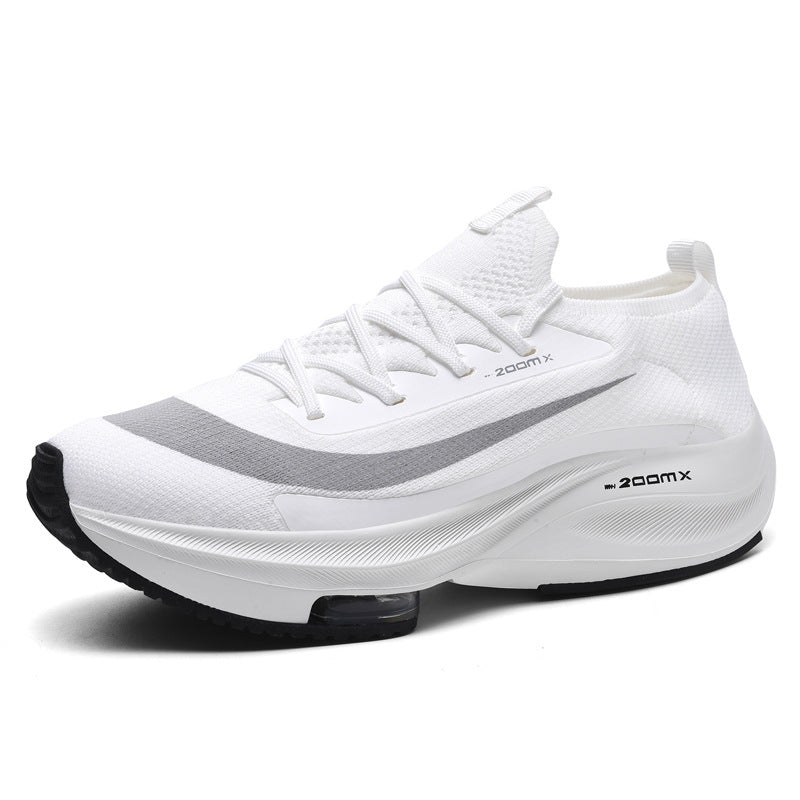 2025 Spring and Autumn Couple Trendy Sports Shoes Lightweight Breathable Mesh Running Shoes Male Teenage Student Sports Shoes