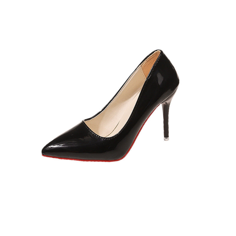 Candy Color High Heels for Women 2025 New European and American Style Pointed Toe Stiletto Heels Fashion Women's Shoes Flats Large Size 35-4