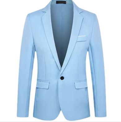 Foreign Trade Men's Suit One-Piece Top Casual Business Dress Professional Wear Men's Slim-Fit Small Suit Single Western Jacket Men's