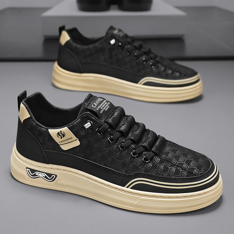 2025 Spring and Summer Men's New Trendy Casual Comfortable Versatile Everyday Round-Toe Low-Top Men's Sneakers