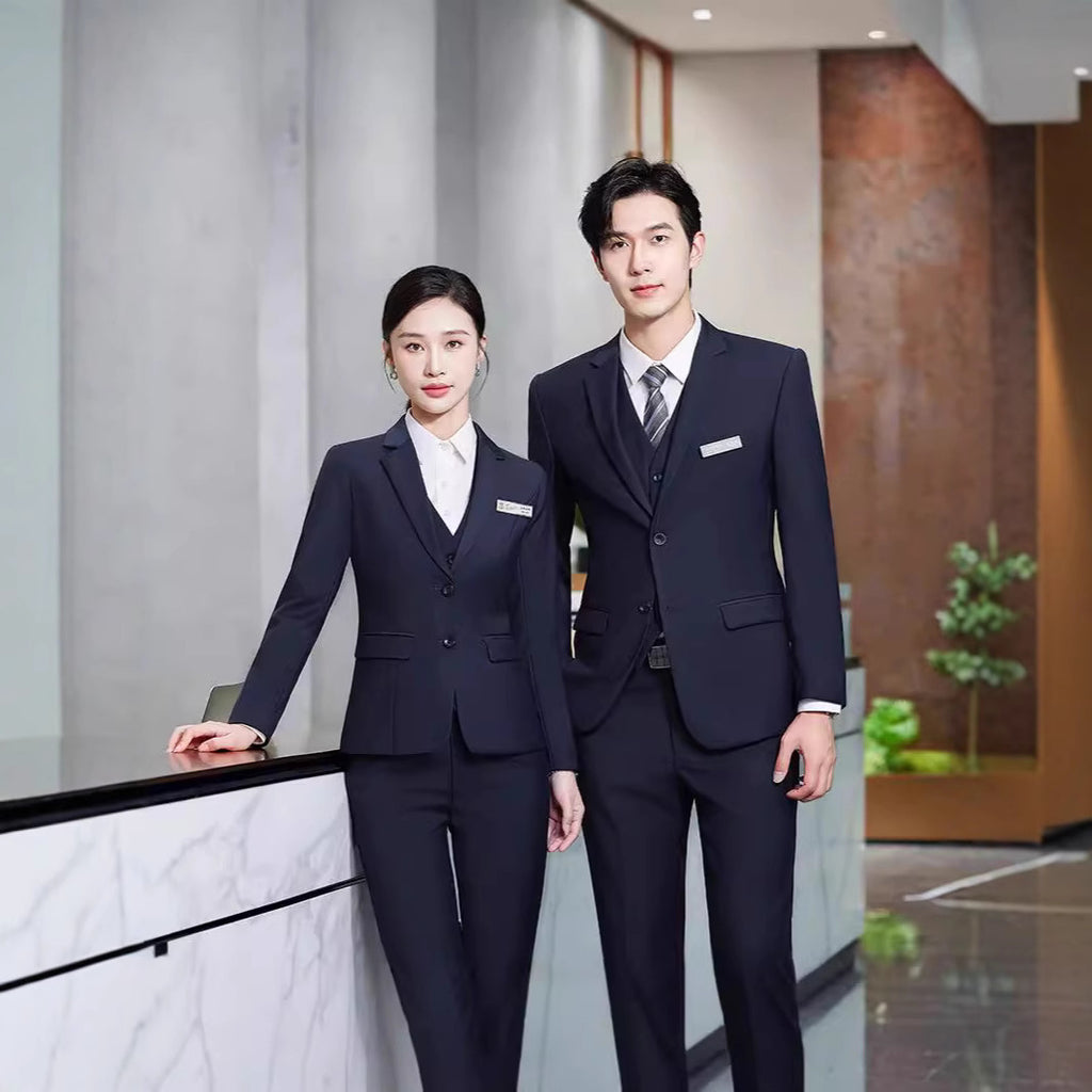 Professional Suit suit Business New Professional Suit Sales Office Work Clothes Dress Four Seasons Same for Men and Women