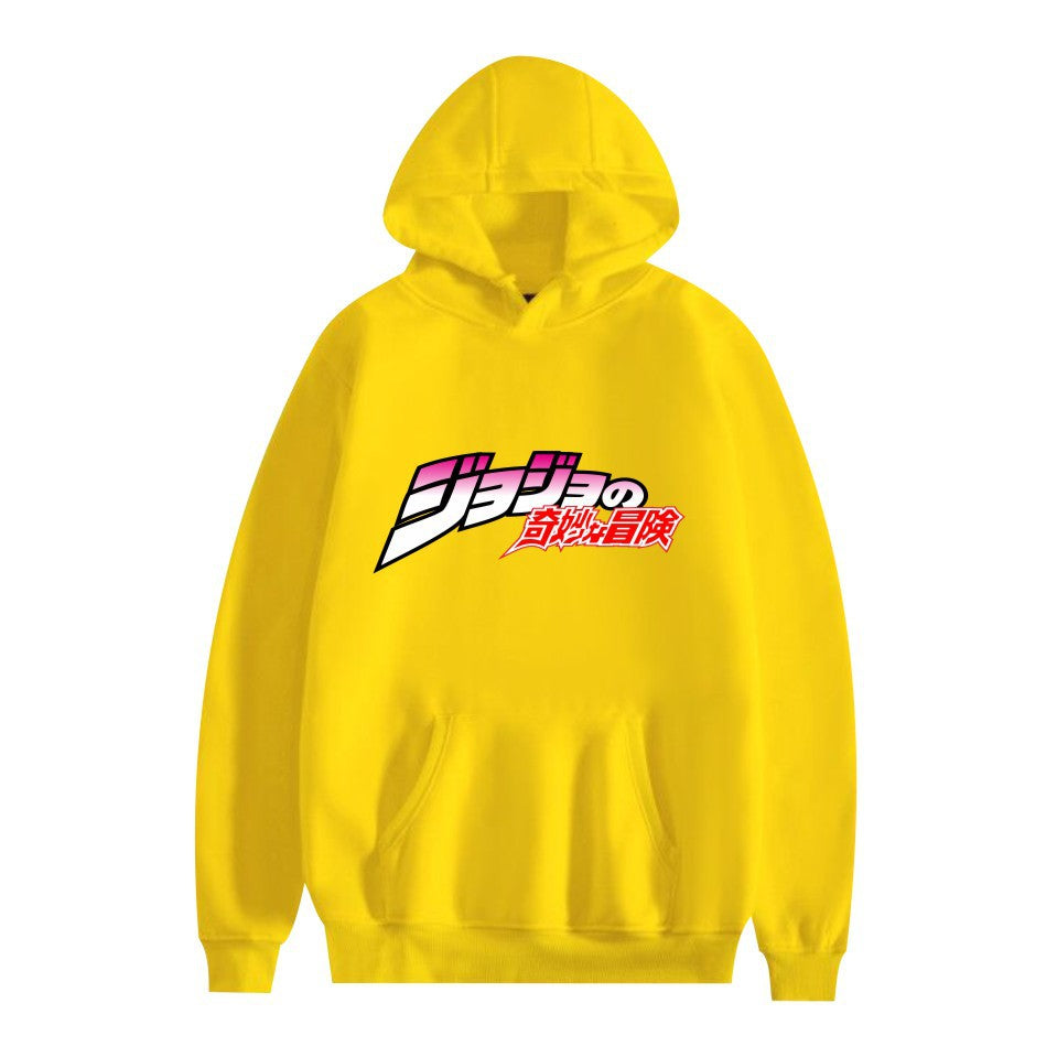 New Hot Hoodie JOJO's Wonderful Adventure Popular Printed Casual Men's and Women's Cross-border Trendy Sweater