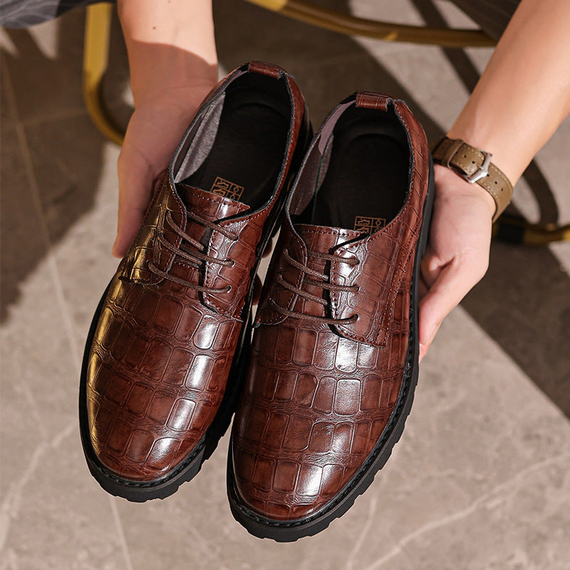 Cross-border leather shoes men's business men's shoes autumn and winter shoes British style casual men's formal shoes Amazon shoes wholesale