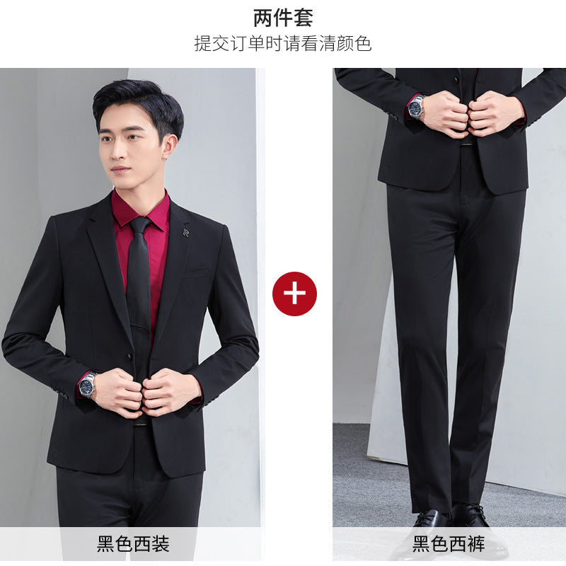 New Business Suit Men's Work Clothes Women's Black High-End Suit Suit Lawyer Teacher Work Professional Formal Wear