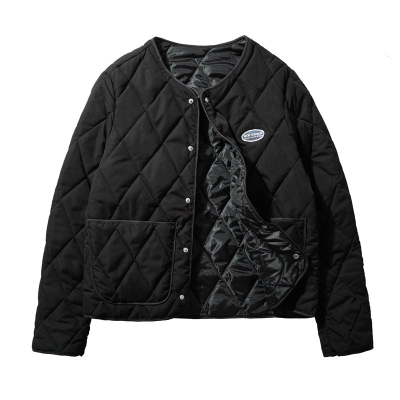 Fertilized Extra Large Loose Denim Coat fleece-lined Thickened plus size Men's Winter Jacket Warm Quilted Two-piece Top