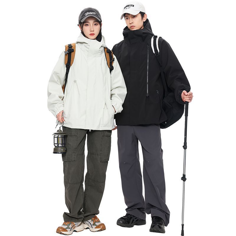 Jackets for Men and Women, Outdoor Windproof Casual Jackets for Men and Women, Mountain Style Hooded Mountaineering Clothing Manufacturers, Casual and Versatile