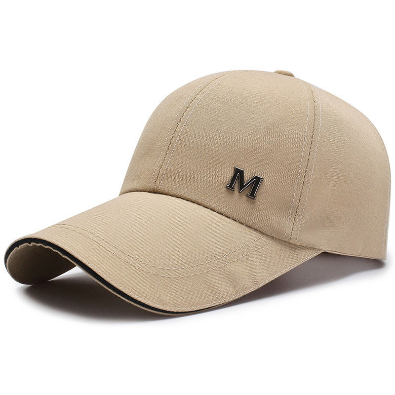 Hat Men's Summer Korean Style Casual Peaked Hat Outdoor Sun Hat Women's Baseball Cap Spring and Autumn Sun Protection Sun Hat
