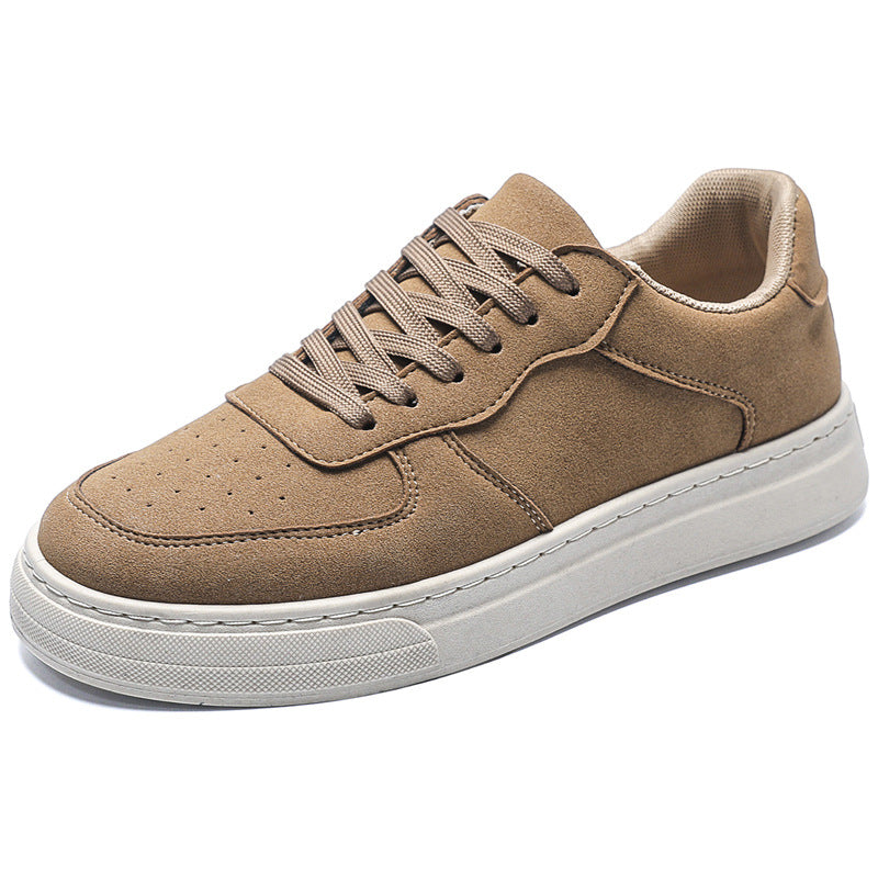 Men's autumn and winter casual shoes retro sneakers Four Seasons single shoes men's leather shoes outdoor hiking fashion trendy men's shoes