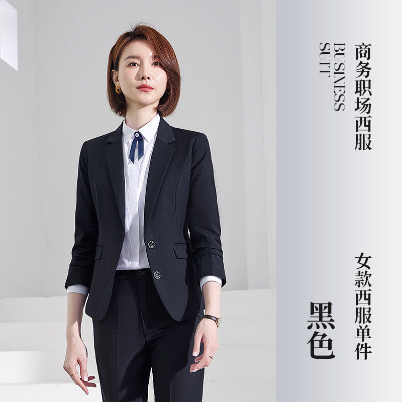 Men's Suit suit Men's Business Professional Dress Salesman Work Clothes Casual Suit Pants Men's and Women's