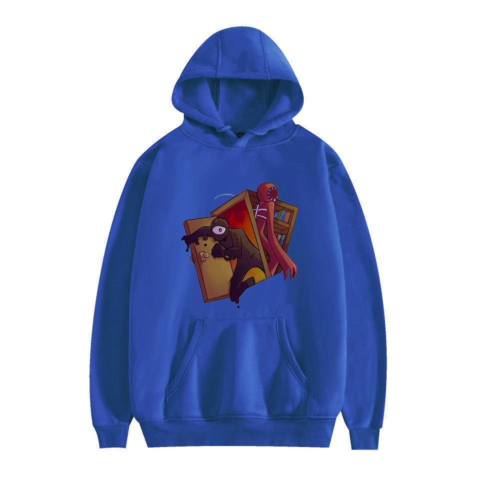 New Anime peripheral hoodie cross-border printed hooded two-dimensional autumn and winter hoodie men's and women's same sweater