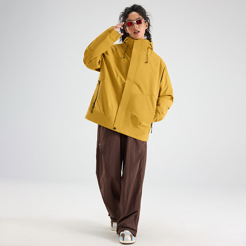 Printed Custom-Made Jackets, Outdoor Three-In-One Jackets for Men and Women, Travel Outdoor Three-Proof Printable High-Quality Jackets