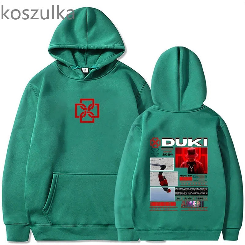 Duki Ameri World Tour 2025 Hoodie Unisex Fans Print Sweatshirt