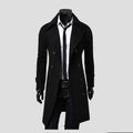 Foreign trade explosions double-breasted extended simple luxury men's woolen coat M-XXXL long-term supply