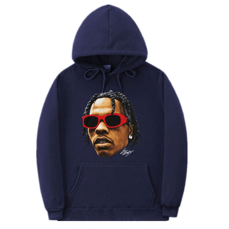 [Cross-border European Code] Rapper Lil Baby Graphic Hoodie Men's