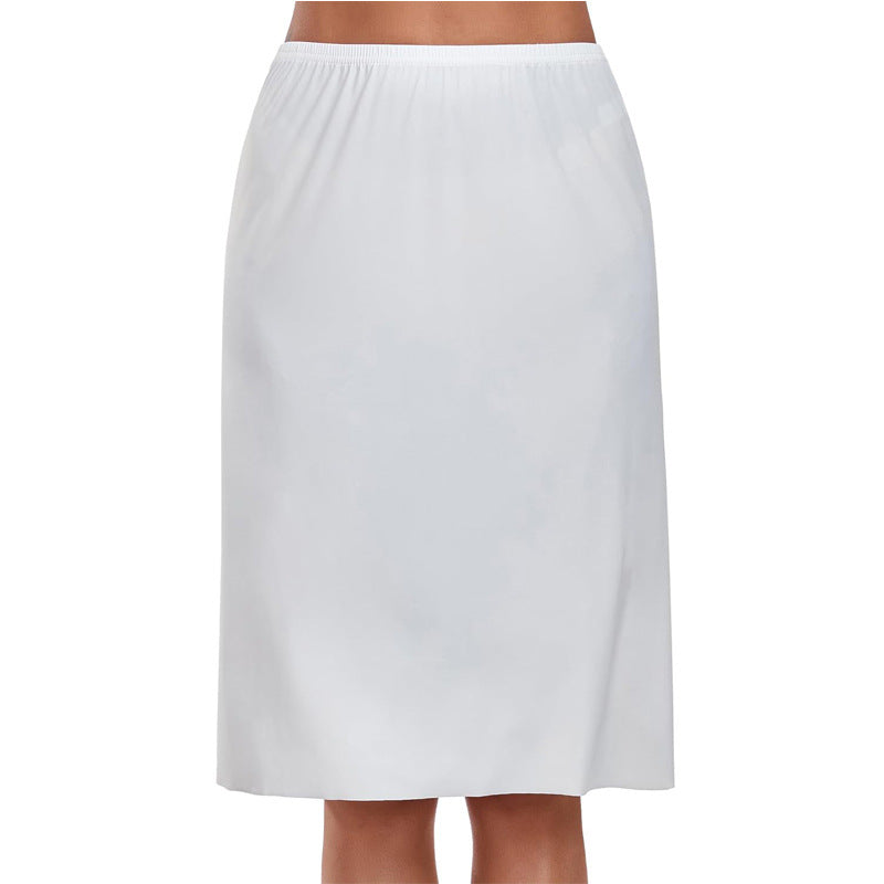 European and American Summer New Women's Anti-transparent Modal Inner Petticoat plus size Thin Skirt Anti-light Elastic Base Skirt