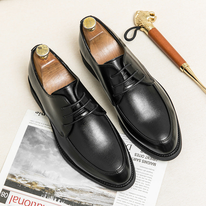 Men's Leather Shoes, Soft-Soled Men's Leather Shoes, Business Formal Leather Shoes, Men's Dad Shoes, Business Work Casual Shoes, Men's Shoes