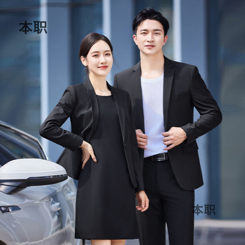 [Fashion Suit] Men and women sell formal business suits formal suits Slim fit business suits 4S shop overalls suits