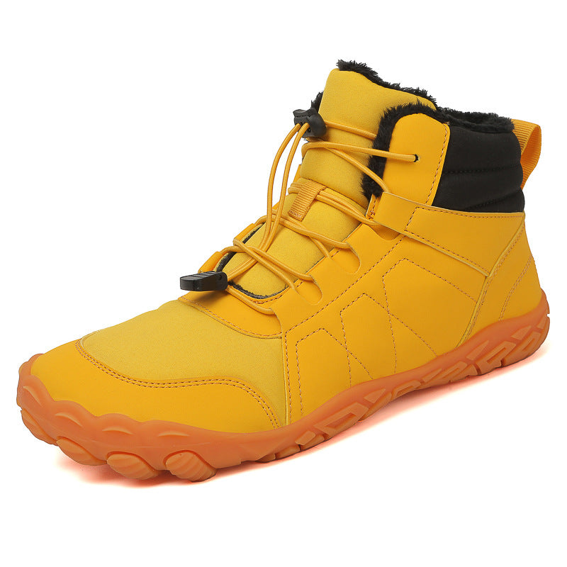 Ready Stock Snow Boots for Women, Fleece-Lined and Thickened Waterproof Boots, Men's Cotton Shoes, Thick-Soled Winter Warm Shoes, Outdoor Shoes, Exclusively for Cross-Border Sales