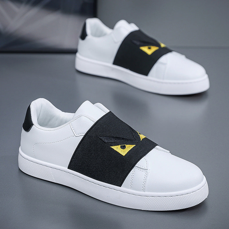 Men's Red Bottom Small Monster Breathable Sneakers Four Seasons Casual Shoes Fashion Trendy sneaker Lazy Men's Shoes