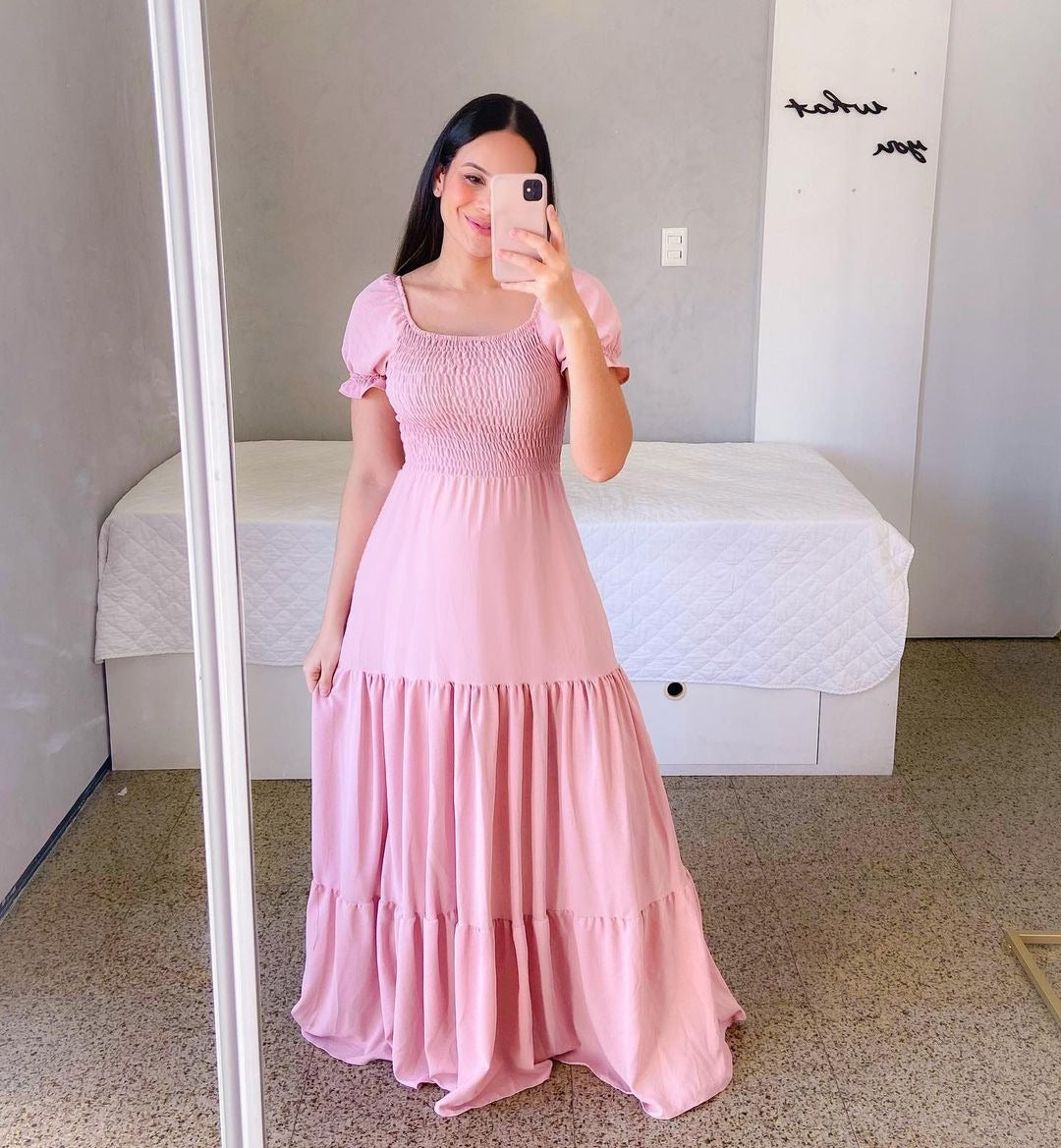Cross-Border New Spring and Summer European and American Clothing Dress One-Shoulder Floral Off-Shoulder Long Color Fairy Skirt