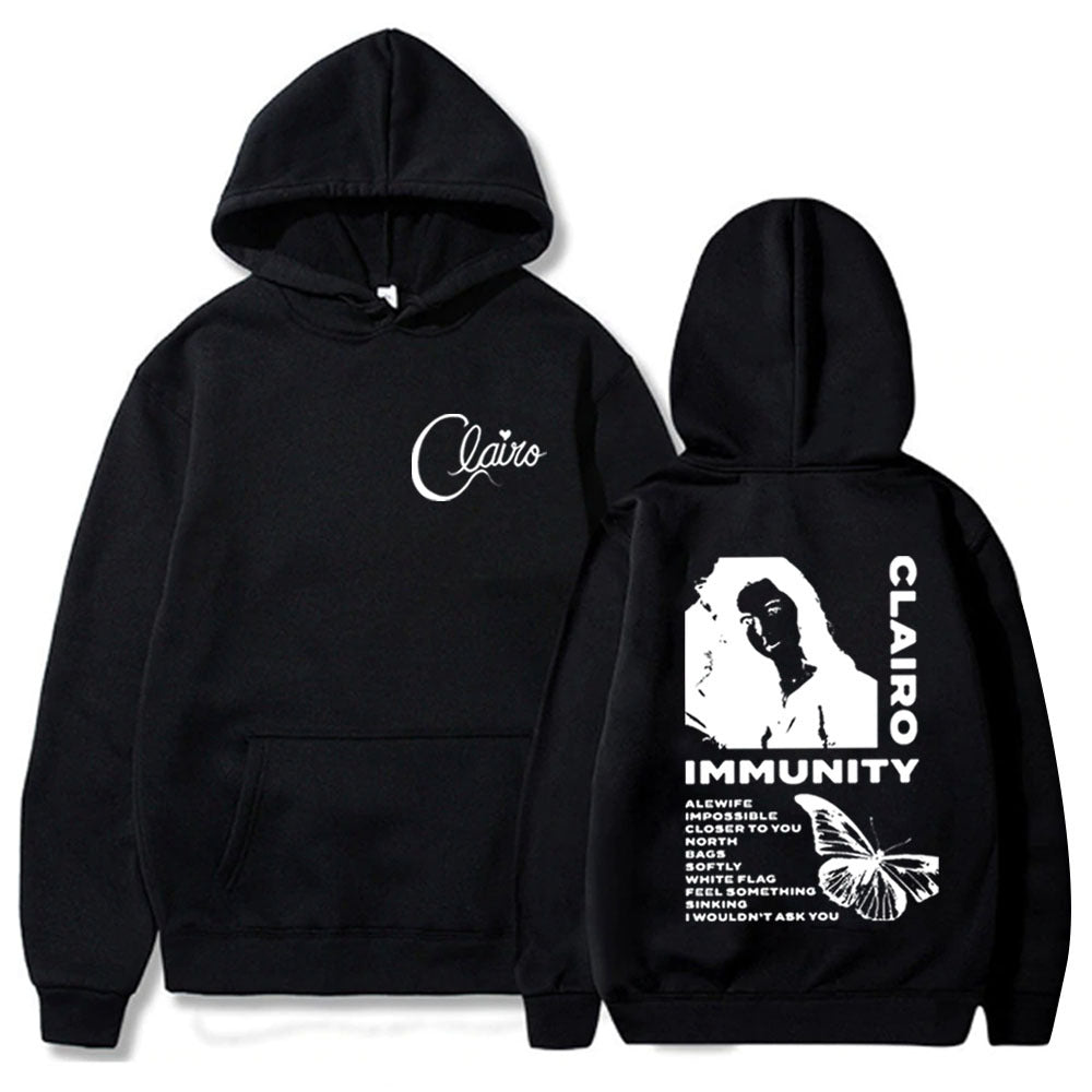 Clairo Immunity Oversized Casual Trendy Hoodie Clairo Music