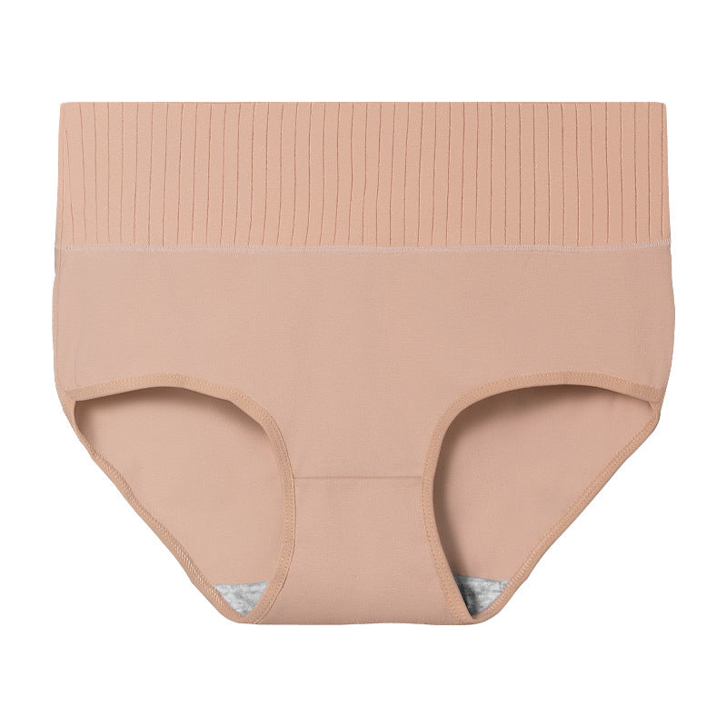 Women's Pure Cotton Briefs Summer Thin Underwear Women's High Waist Seamless Breathable Girl's Pure Cotton Short Underwear