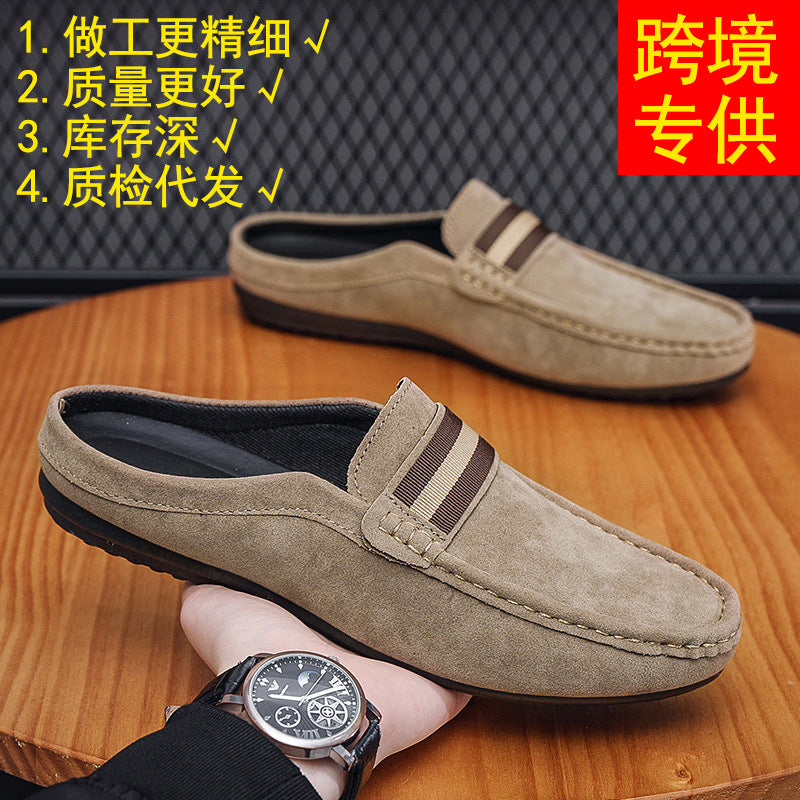 Loafers Men's Lightweight Men's Beanie Shoes Men's Shoes Summer Slip-On Slippers Soft Sole Lazy Cross-Border Hot Style Dropshipping