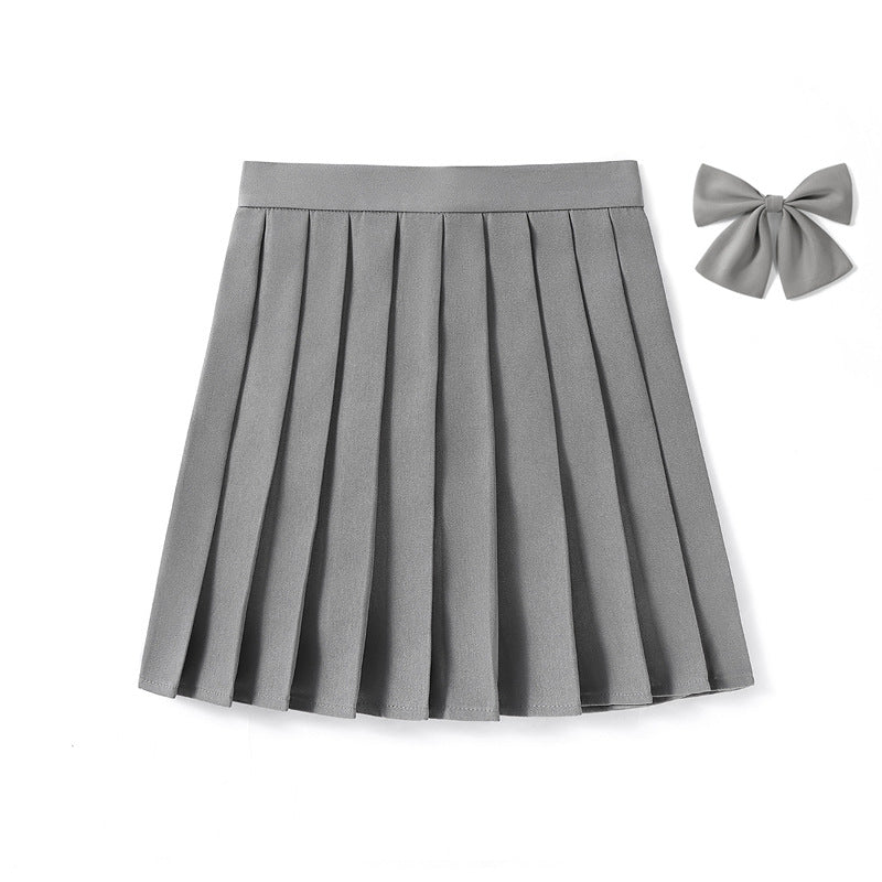 High Waist Pleated Skirt Pleated Skirt Class Uniform Performance Chorus Men and Women Short Skirt