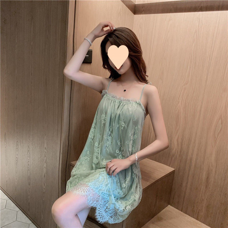 Sexy Pajamas for Women, Pure Desire, Private Ice Silk, Sexy Temptation, Intimates, No Need to Take Off in Bed, Teasing Suspender Skirt, Flirting