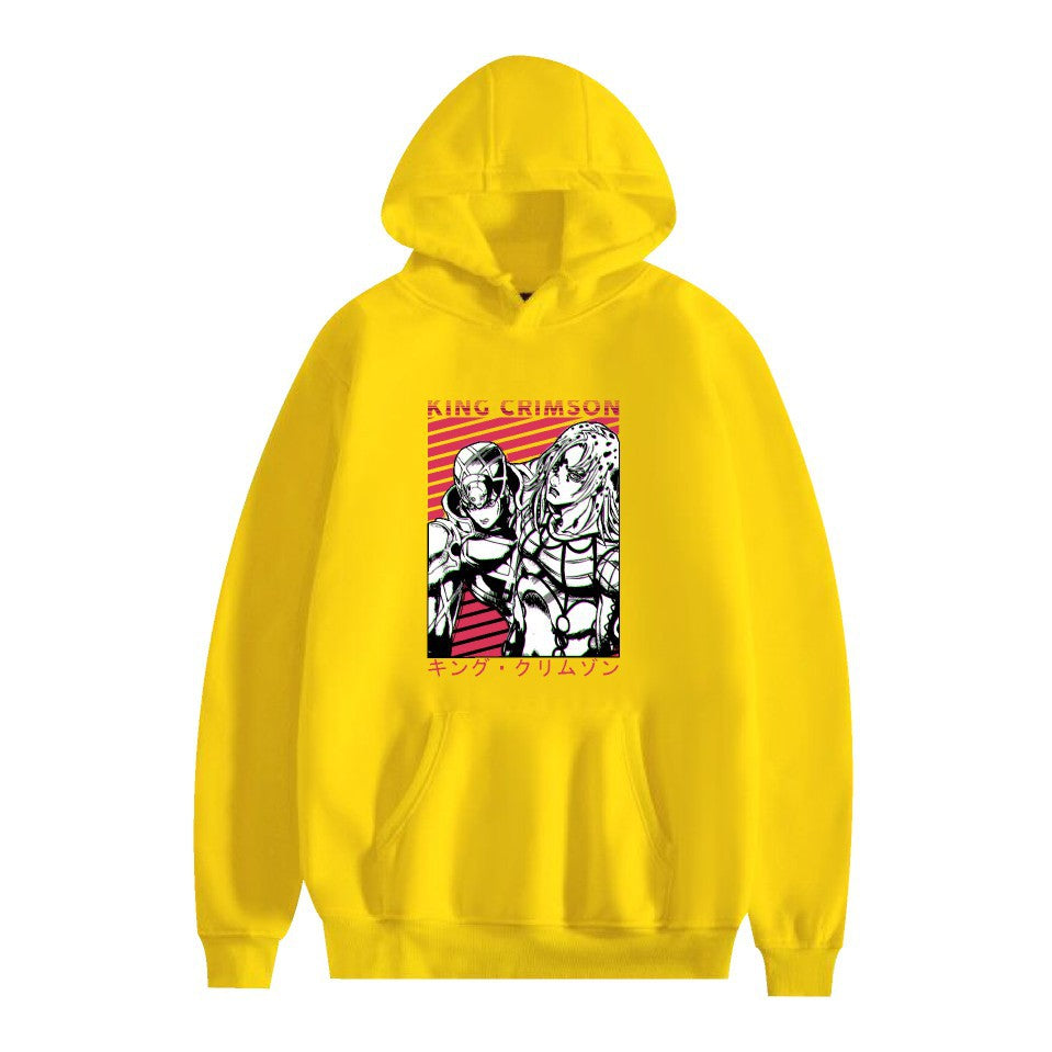 New Hot Hoodie JOJO's Wonderful Adventure Popular Printed Casual Men's and Women's Cross-border Trendy Sweater