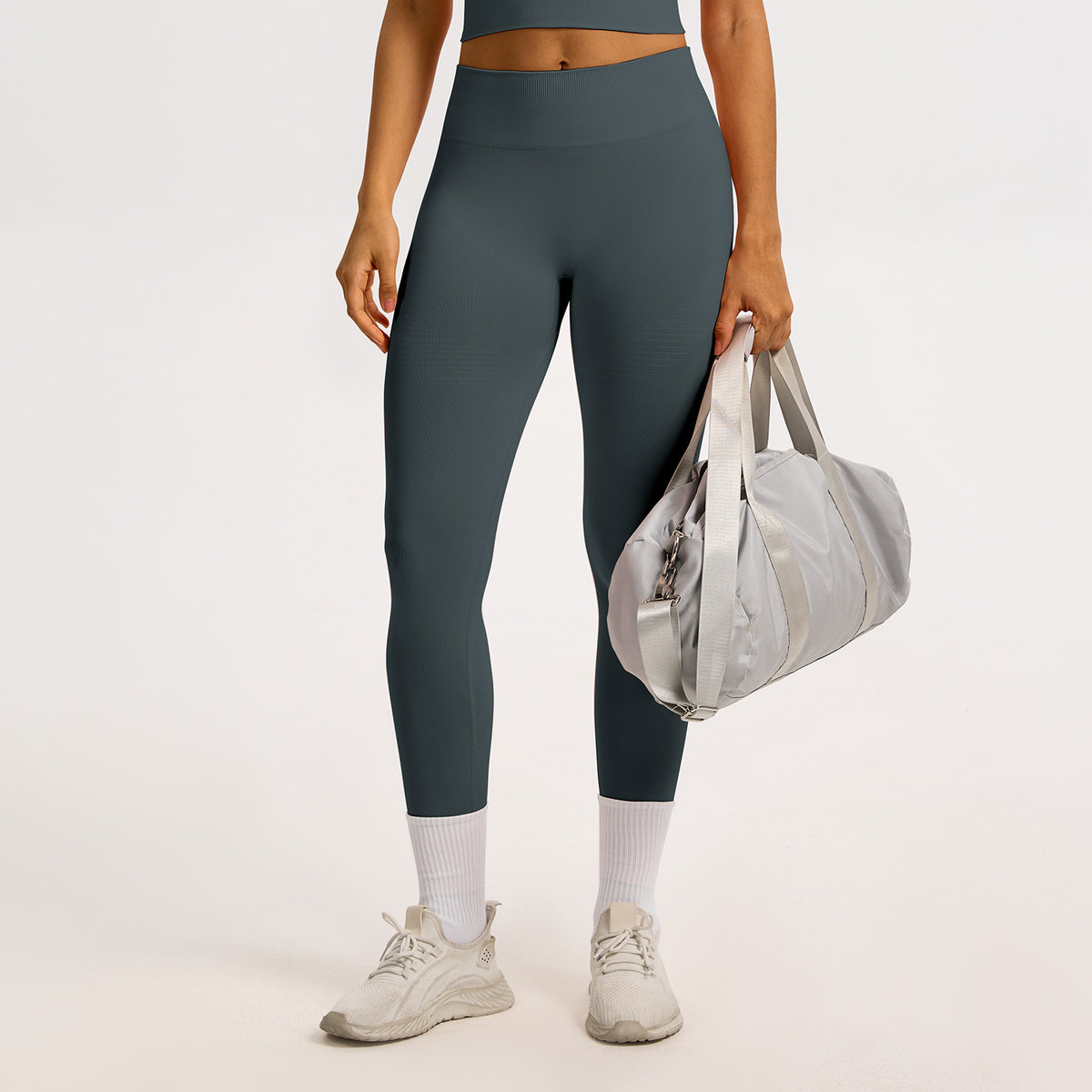 Cross-border Tight High Waist Hip Lifting Yoga Pants Women's Threaded Waist Tight Abdominal Fitness Pants High Elastic Outer Wear Running Pants