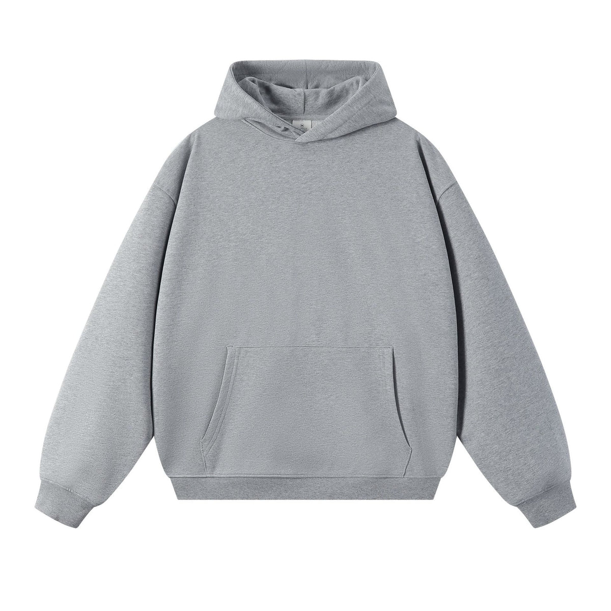 Sweatshirt 380g Terry Spring and Autumn American Style Thin Drop Shoulder Loose Fit Solid Color Hoodie for Men Trendy Versatile