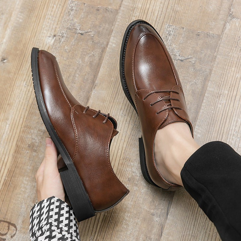 Men's Leather Shoes, Soft-Soled Men's Leather Shoes, Business Formal Leather Shoes, Men's Dad Shoes, Business Work Casual Shoes, Men's Shoes