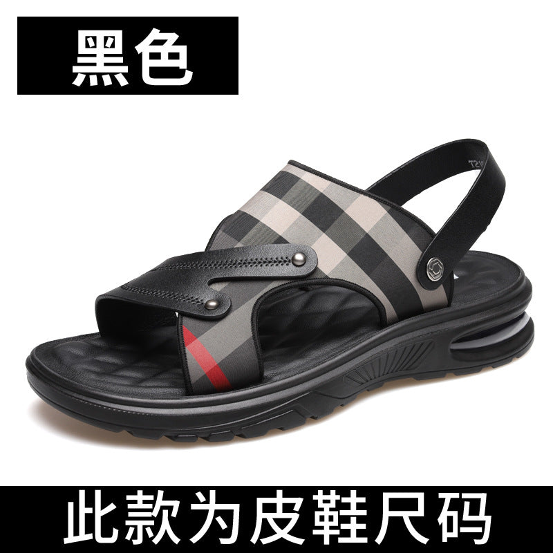 Sandals Men's Casual Beach Shoes Outdoor Sports Sandals Casual Shoes 2026 New Style Air Cushion Sole Anti-Slip Drop Shipping