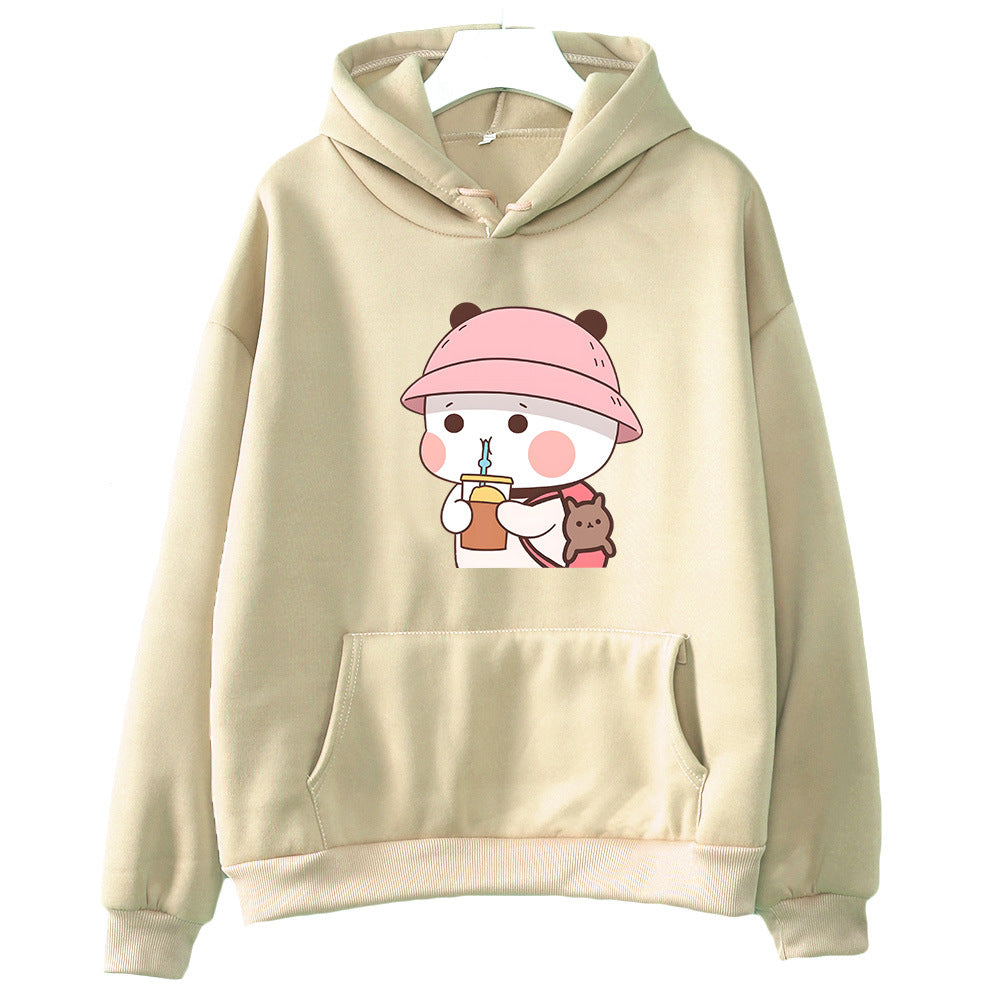 Bubu and Dudu Cute Cartoon Hoodies Graphic Sweatshirts Winter