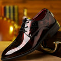 Men's Pointed Business Dress Shoes Fashion and Trendy Casual Leather Shoes New Arrival Shine-faced Wear-resistant All-match Low-top Men's Shoes