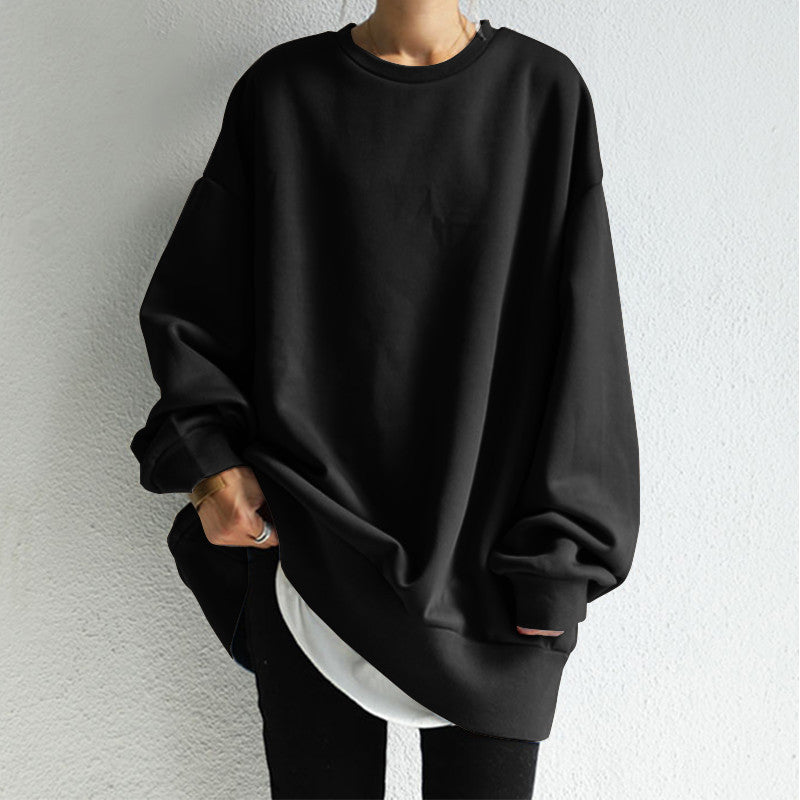 AliExpress new sweater 2022 winter OL temperament Korean women's pullover crew neck Loose Women's sweater