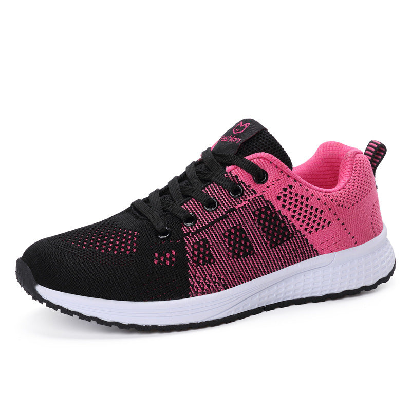 2024 Autumn New Sports Shoes Women's Outdoor Breathable Mesh Shoes Fashion Casual Shoes Women's Shoes Low-Top Women's Single Shoes