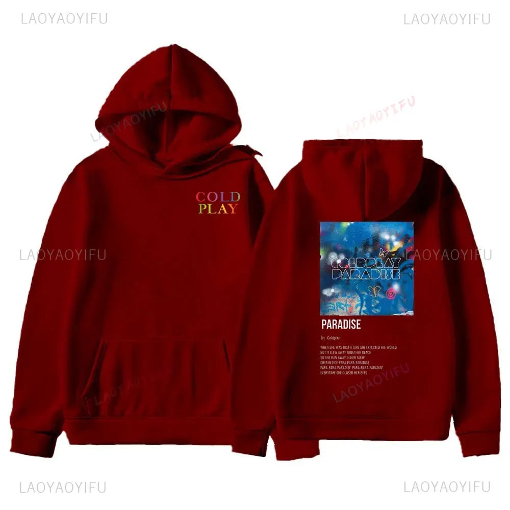2025 Retro Street Pop Band Hoodies Men's Fashion Pullover Co